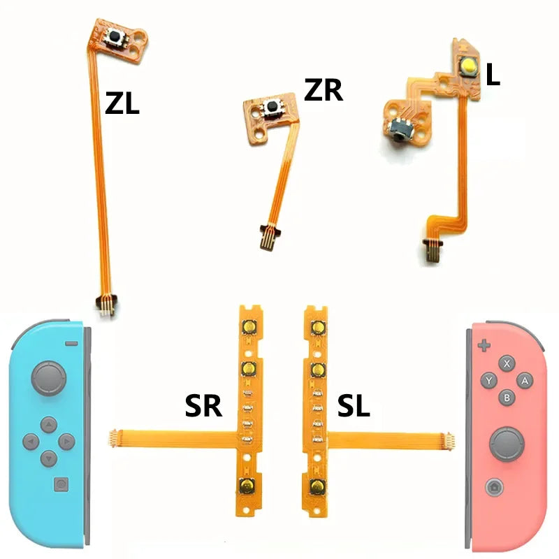 Original Replacement JoyCon Grip Key Button PCB Flex Cable N