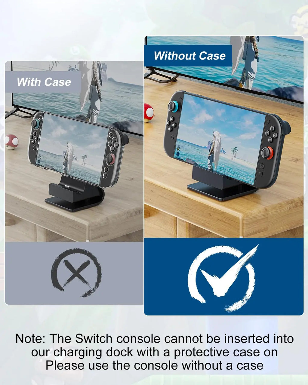 AOLION Fast Charging Adjustable RGB For Switch 2 Host Chargi