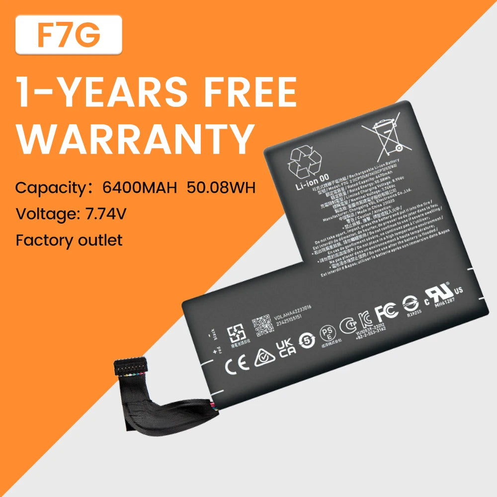 F7G 6470mAh for OLED 8.8V 5313mAh Li-polymer Replacement Bat
