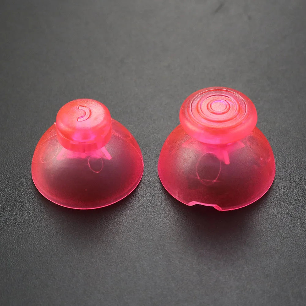JCD 1 Set Left And Right Replacement Analog Joystick Thumb Stick Silicone Cap For GameCube For NGC /GC Controller