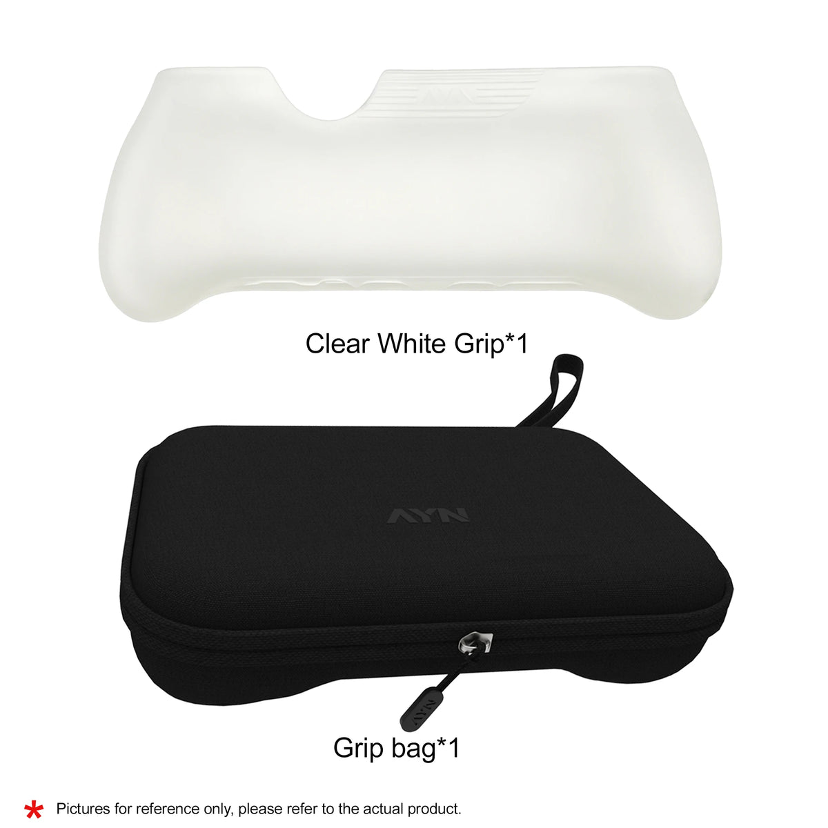TPU Case Handheld Console Transparent Protective Cover Screen Protector Set For AYN THOR Anti-Fall Case Shell Grip Storage