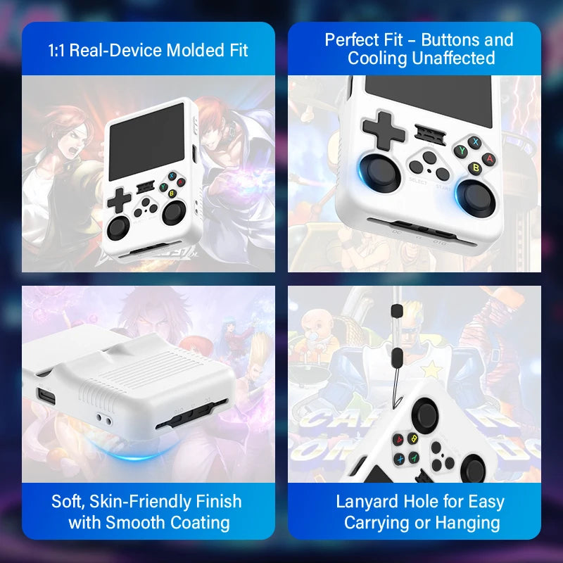 R36S Silicone Case Handheld Game Console Silicone Protective