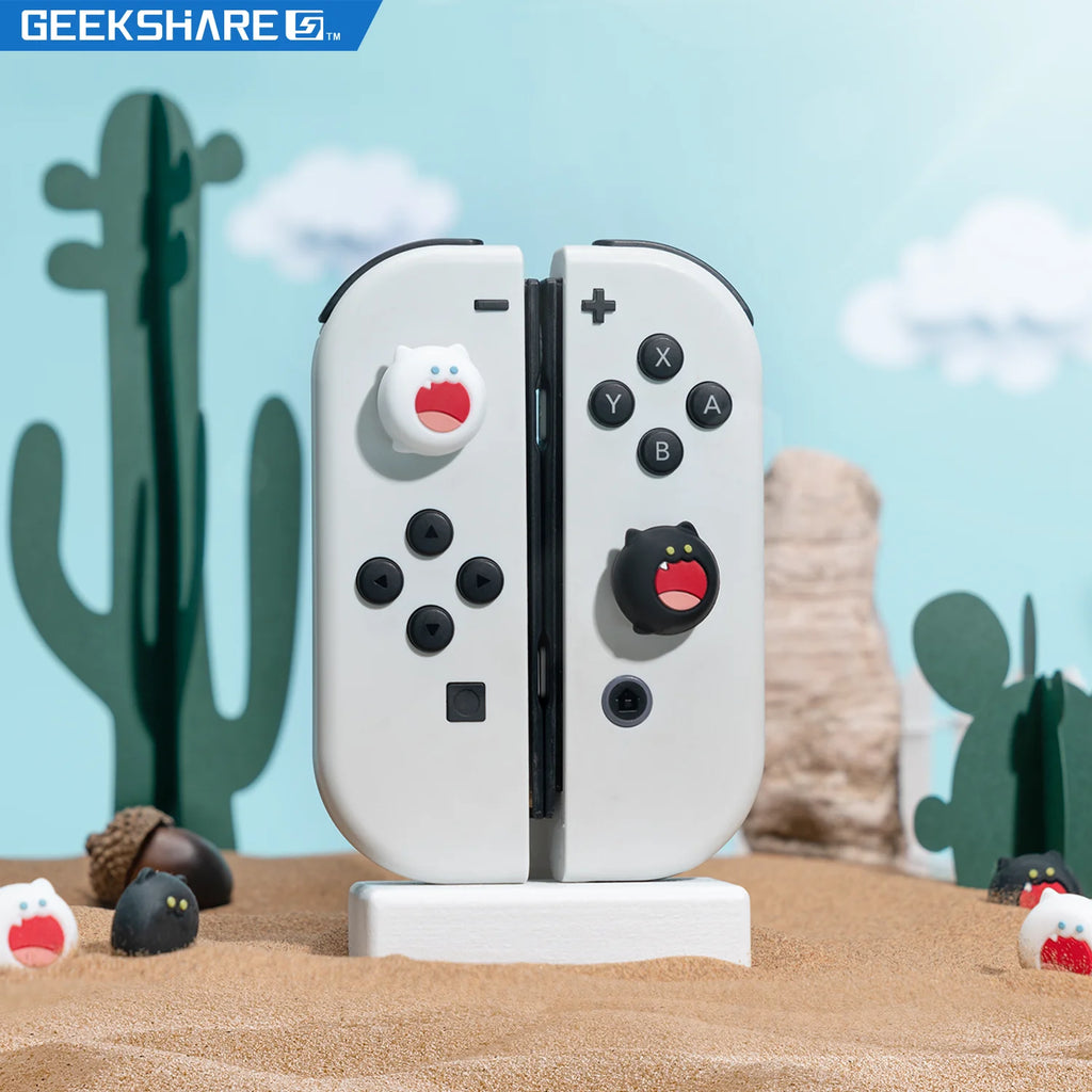 Super Cute Silicone Soft Joycon Thumb Stick Grip Cap Joystic