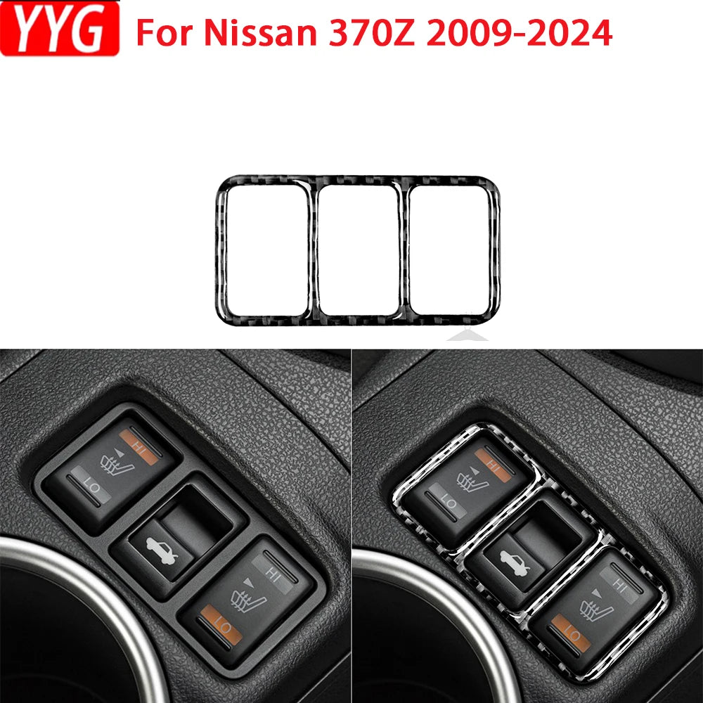 For Nissan 370Z Z34 2009-2024 Car Accessories Carbon Fiber G