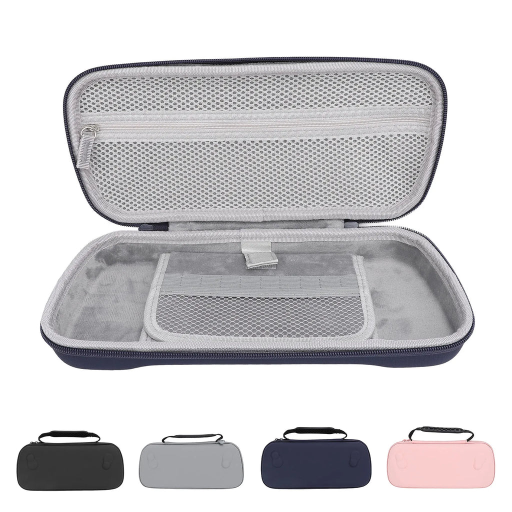 Game Console Hard Case Removable Pockets Hard Shell Carrying