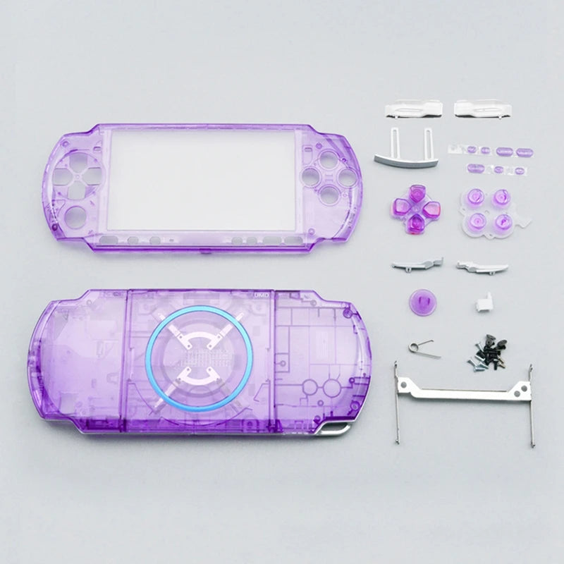For PSP 3000 Full Housing Shell Case Set Gaming Edition Replacement Parts with Faceplate Repair Kit for 09G Motherboard