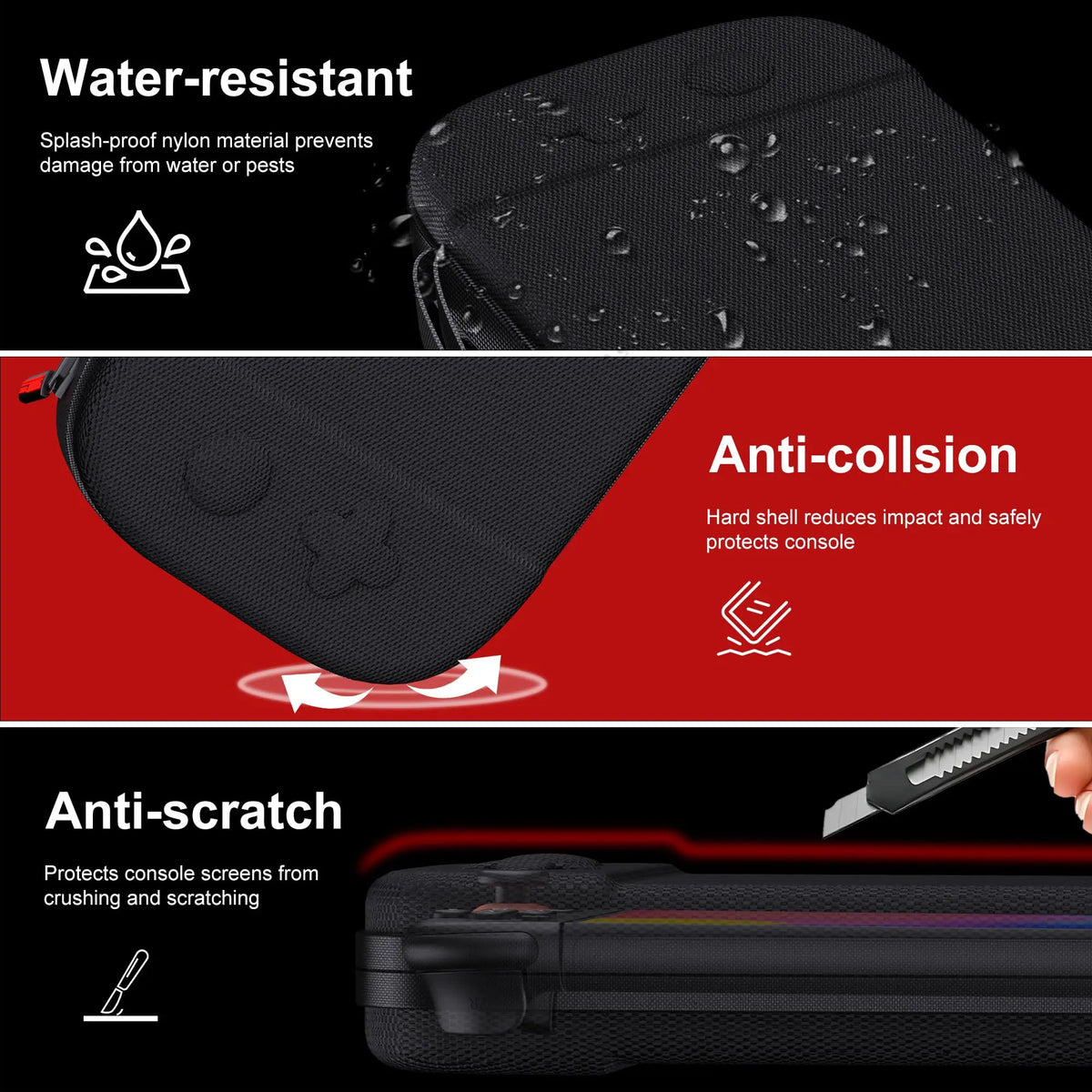 Case for Switch 2 2025 Hard Shell Travel Case with 12 Game C