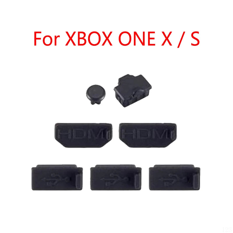 USB HDMI-Comp Dust Plug For Xbox One X S Gaming Console Sili