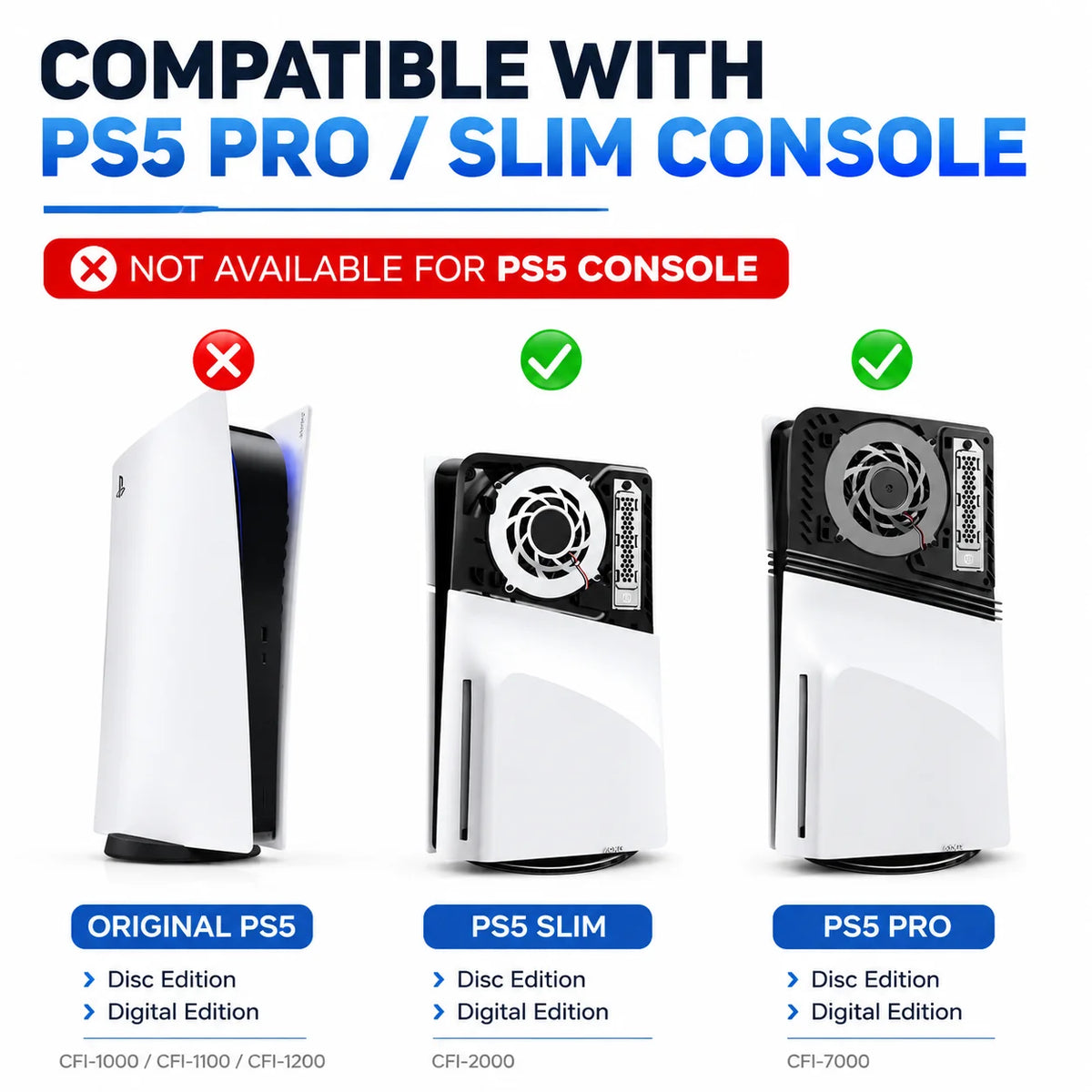 Metal Aluminum M.2 SSD Heatsink Cover For PS5 Slim PS5 Pro E