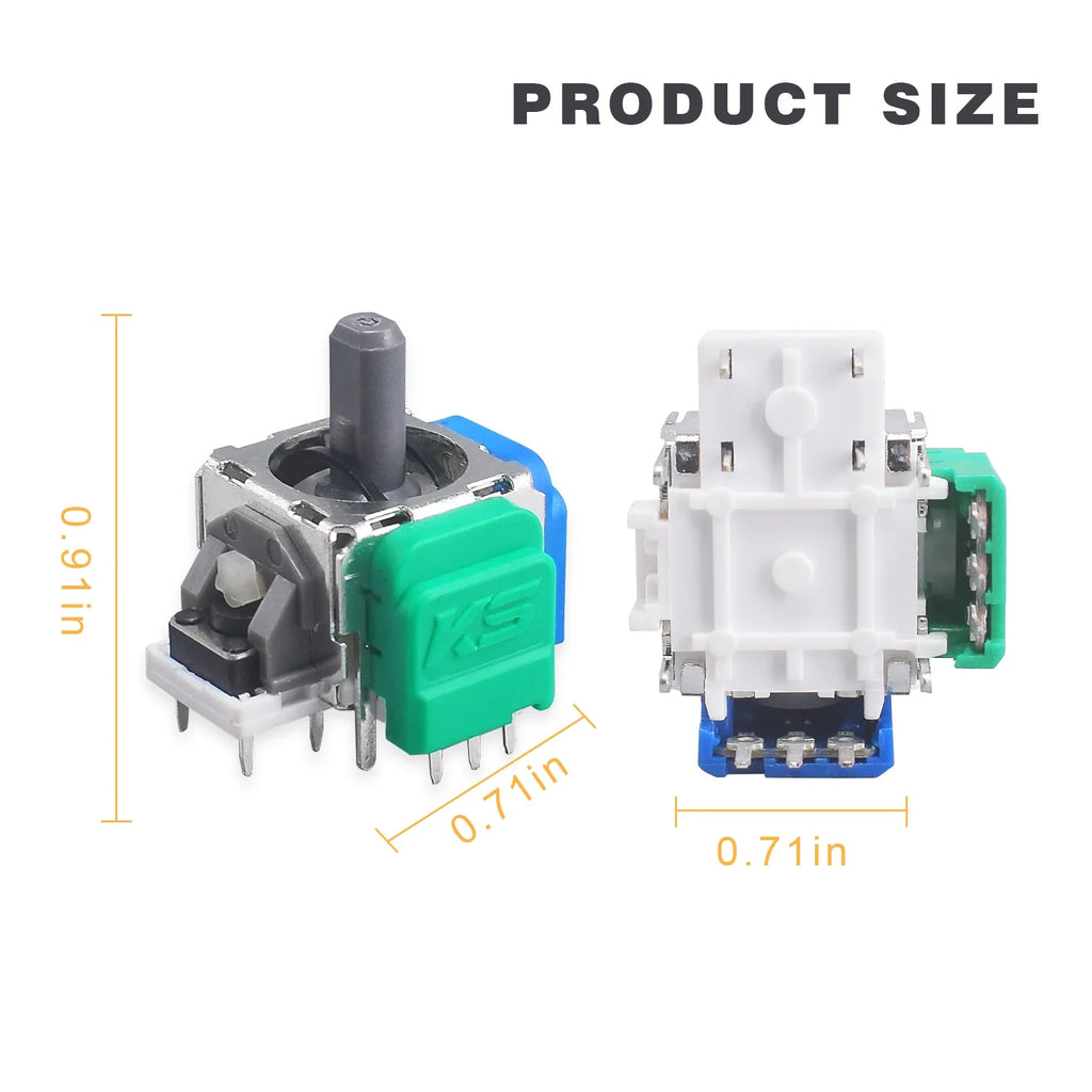 10Pcs Tmr Electromagnetic Joystick Replacement for Ps5 Gamep