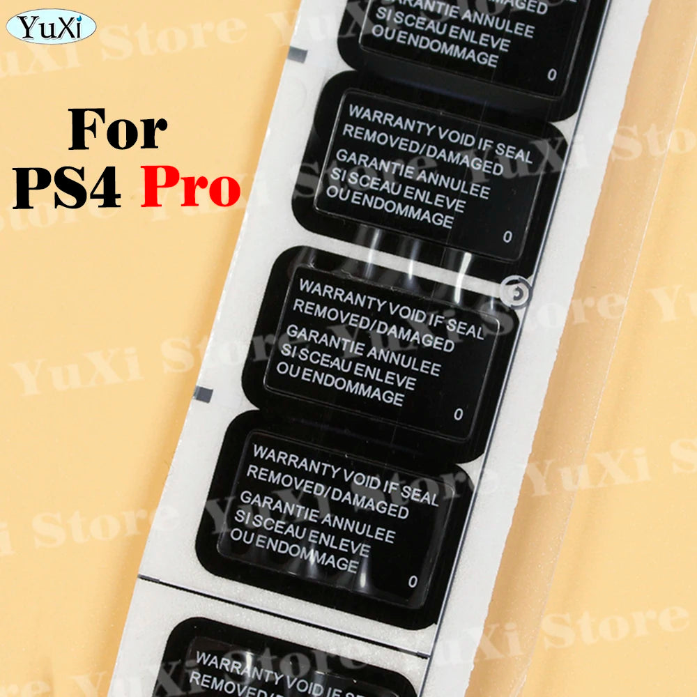 3-20pcs Host Warranty Sticker For PS4 Pro Slim 1000 11XX 120