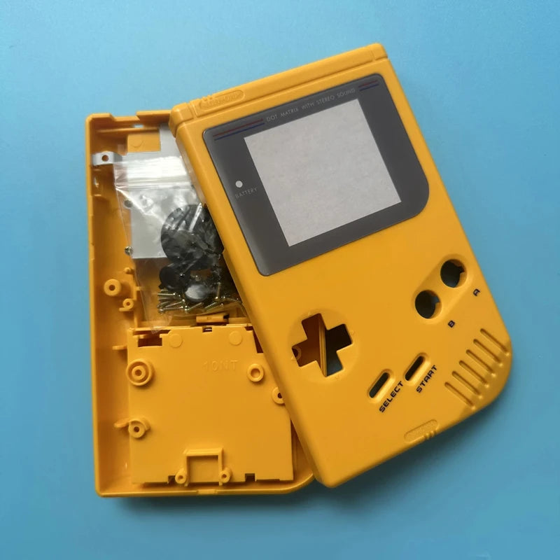 Full Housing Shell Replacement Kit for Game Boy DMG IPS Ready Classic Console Case with Buttons Conductive Rubber Pad Set