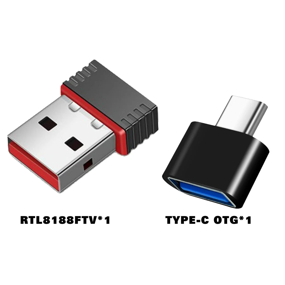 BOYHOM R36S (WiFi) RTL8188FTV USB Dongles and TYPE C OTG adaptor for R36S R36H R36 R36PLUS R36 ultra
