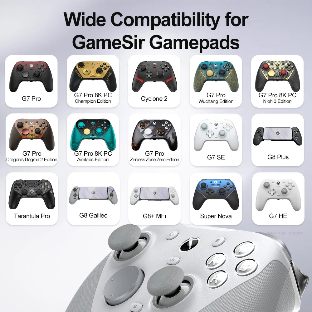 GameSir Joystick Caps for G7 Pro G7 Pro 8K Cyclone 2 Gamepad