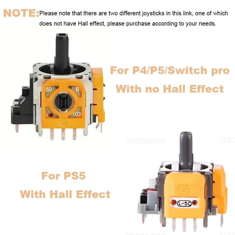 3D Analog Hall Effect Joystick For PS5 Controller Accessorie