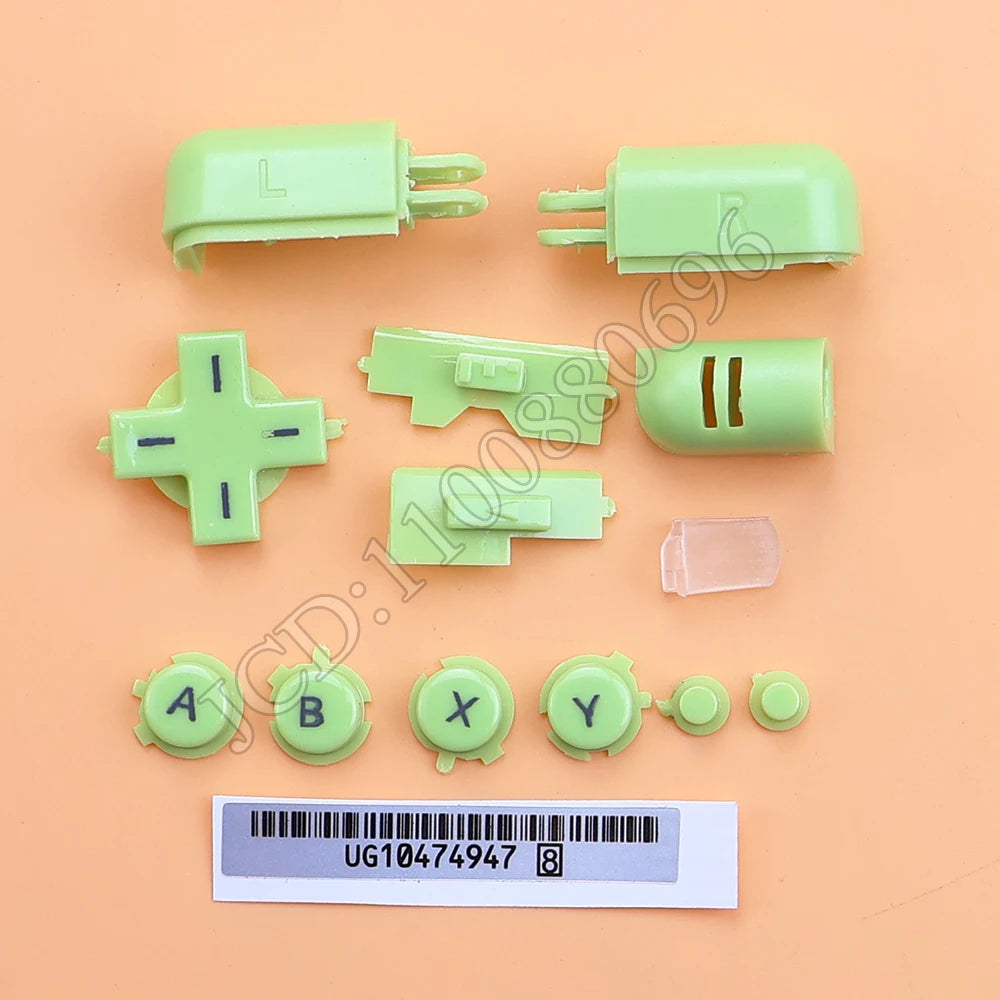 1Set Replacement A B X Y L R D Pad Cross Button Full Button Set For DS Lite NDSL Buttons For DS Lite For NDSL Console