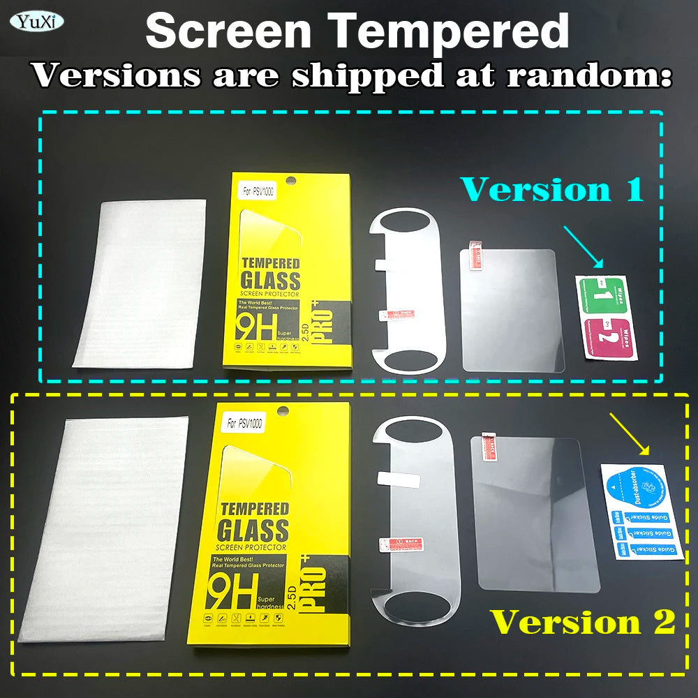 1set Clear Crystal Protective Case For PS Vita 1000 Top Bott