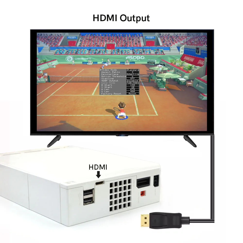 480P 1080P For Wii HDMI Kit Imbeded Digital To Digital HD TV