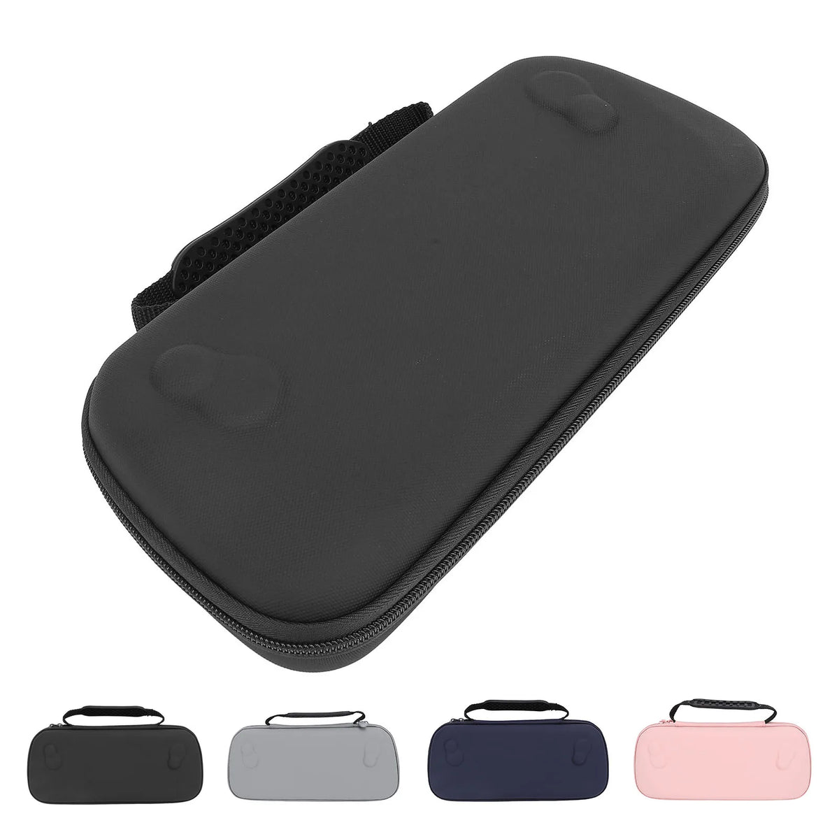 Game Console Hard Case Removable Pockets Hard Shell Carrying