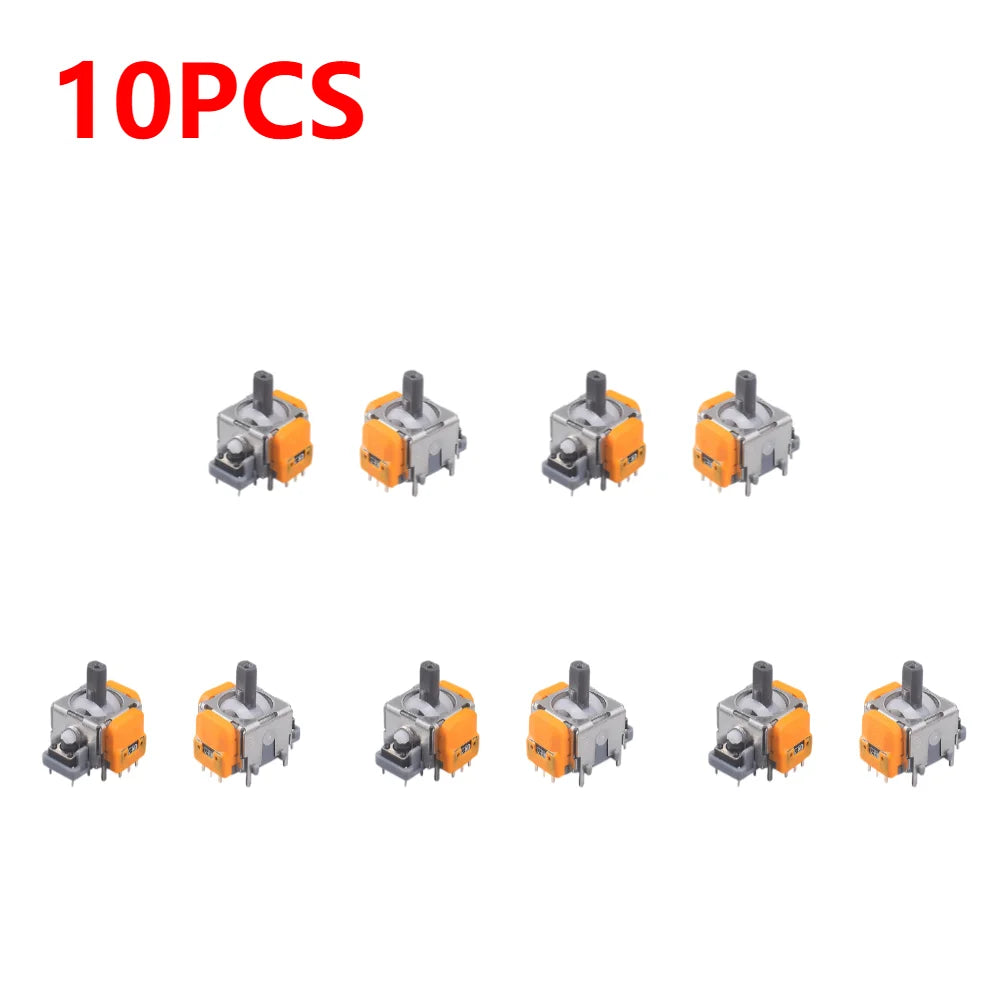 10/2PC Replacement Hall Effect Joystick 3D Analog Sensor Thumb Stick Rocker Module for PS5/PS4 Controller Repair Parts Accessory