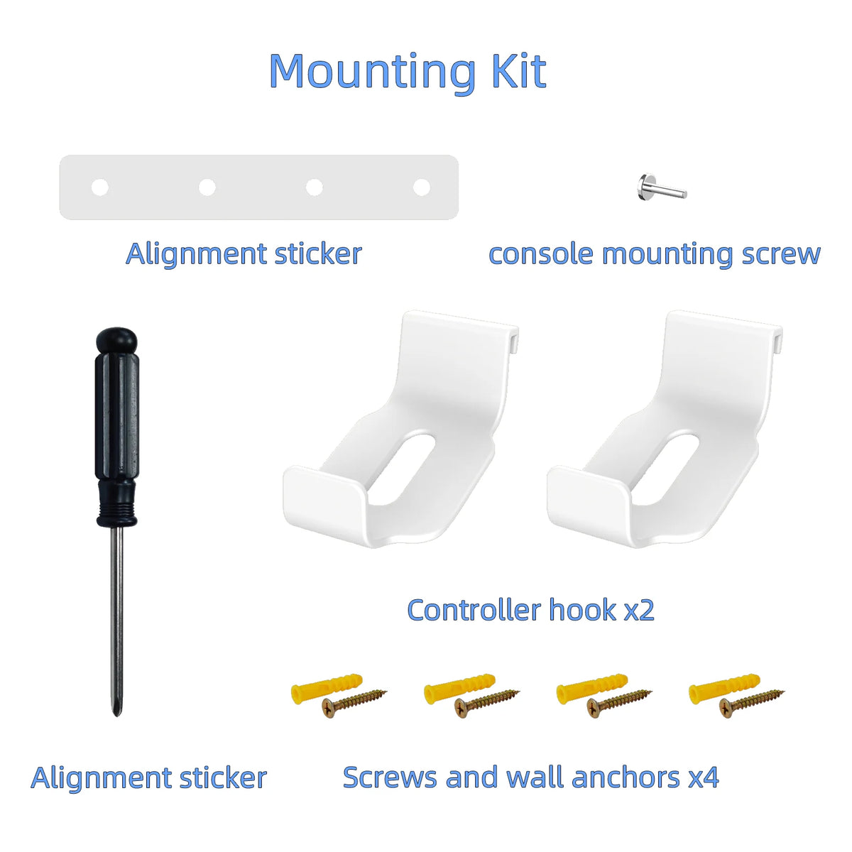 Wall Mount for PS5 PS5 Slim PS5 Pro GP-531 Heavy-Duty Metal 