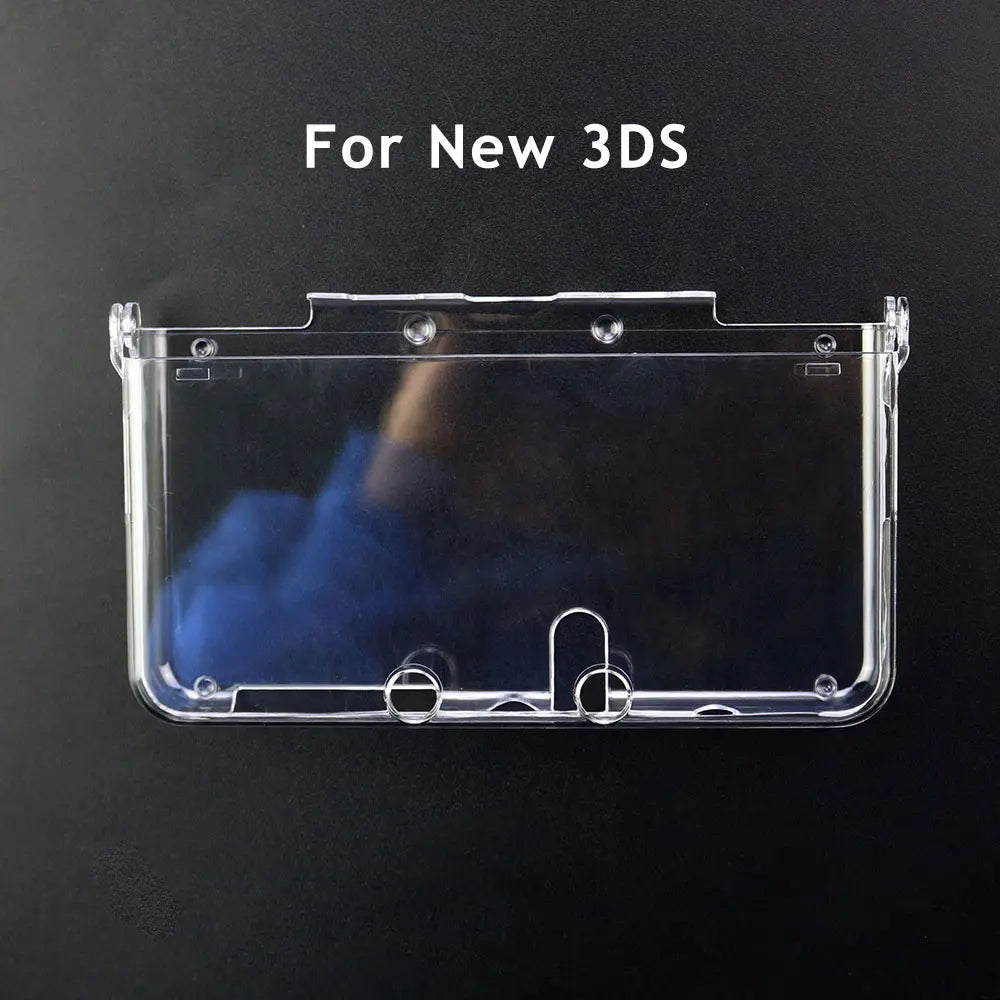 JCD In Bulk Plastic Clear Crystal Protective Hard Shell Skin Case Cover For 3DS New 3DS XL LL NDSL NDSI XL LL Console