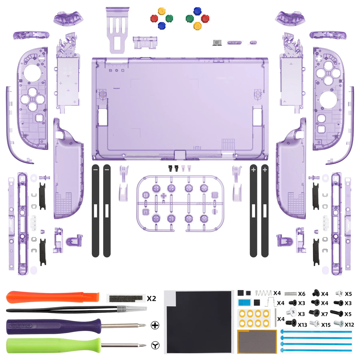 eXtremeRate for Nintendo Switch 2 DIY Replacement Shell Butt