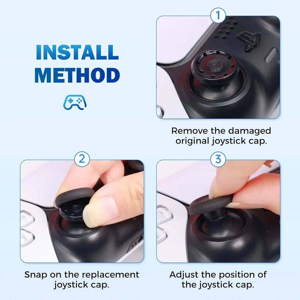 1-20Pair Joystick Replacement Grip Caps Anti-Slip Thumbstick