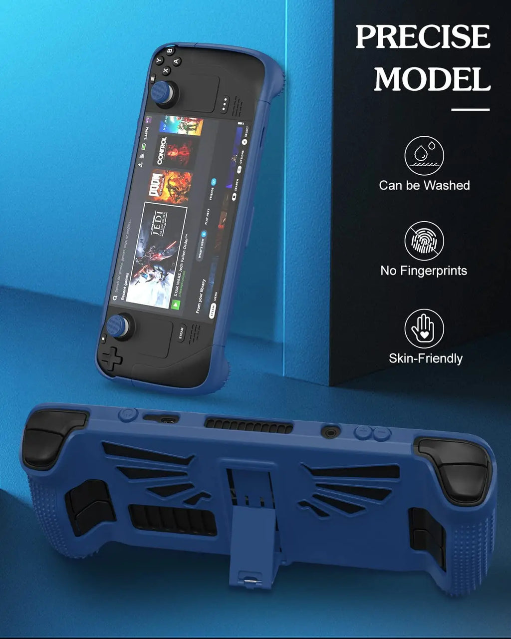 Steam Deck Standing Protective Case Thickening Silicone Acce