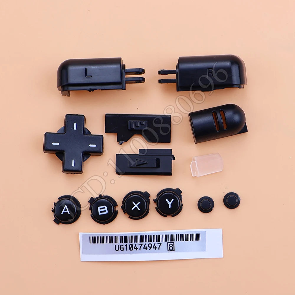 1Set Replacement A B X Y L R D Pad Cross Button Full Button Set For DS Lite NDSL Buttons For DS Lite For NDSL Console