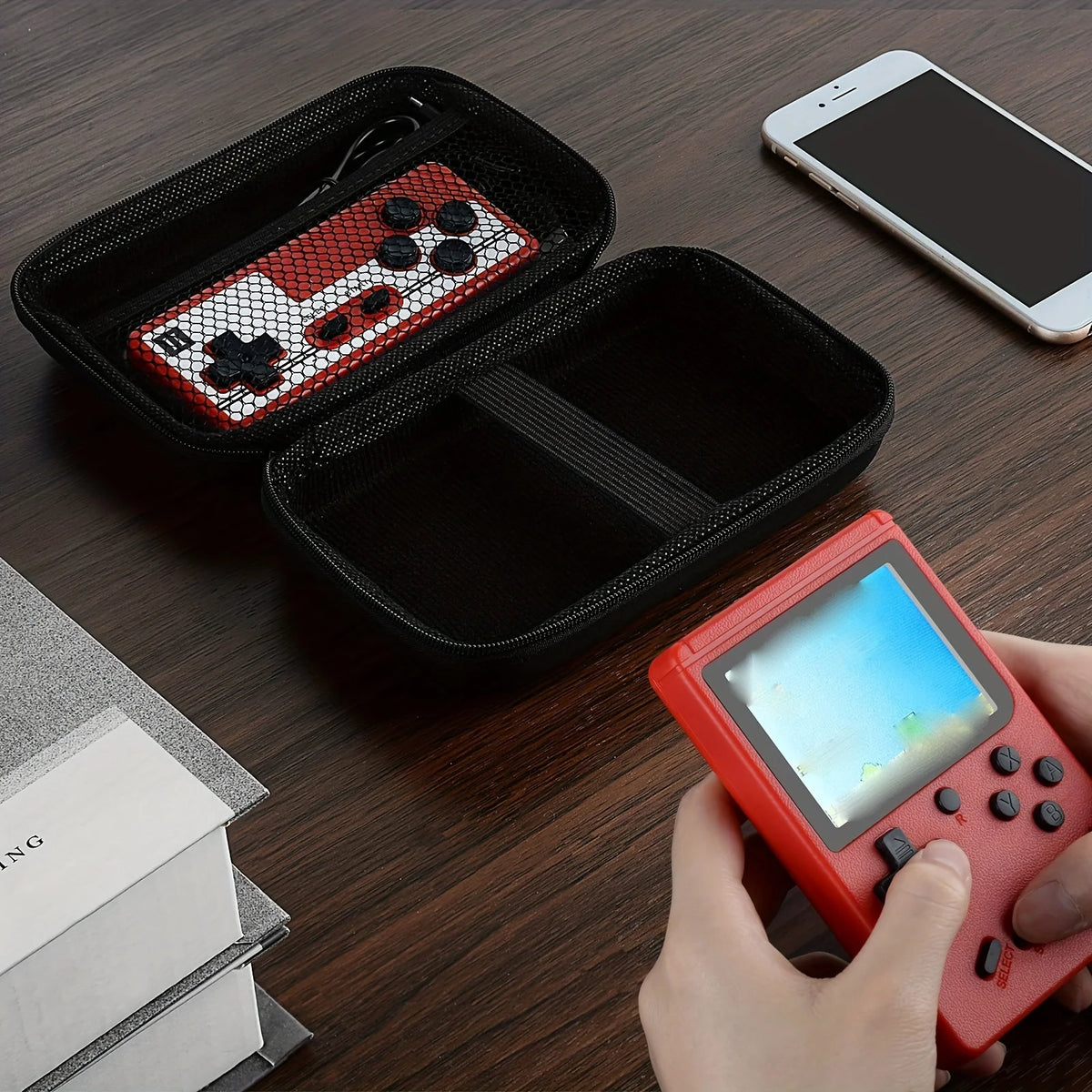 Handheld Game Console Carrying Case Protective Travel Retro 