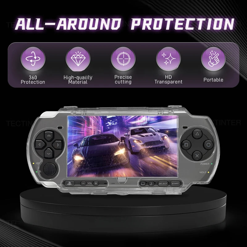 Transparent Clear Hard Cover Crystal Case PSP 2000/3000 Hand