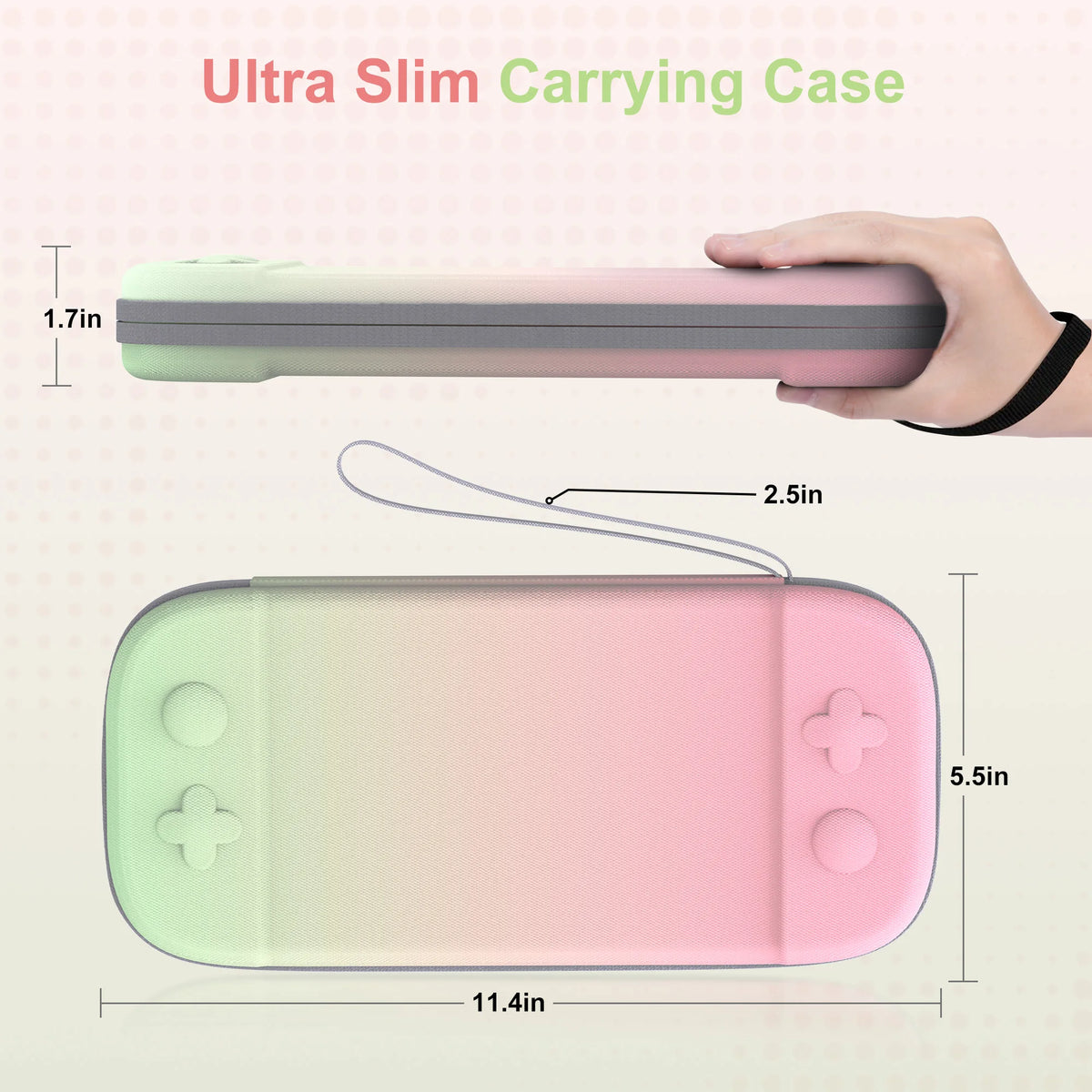 DEVASO Case for Switch 2 Hard Shell Travel Case with 12 Game