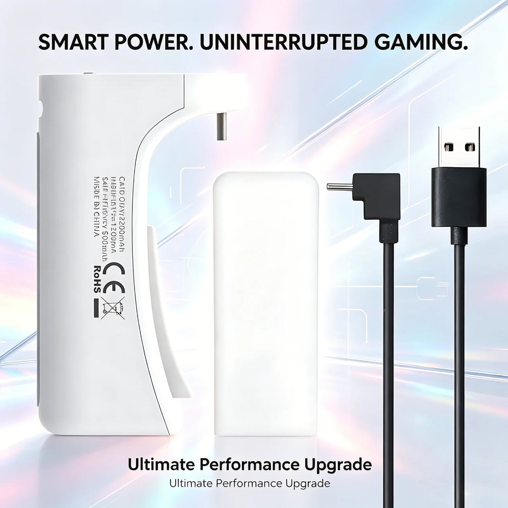 For PS5 Controller 2000mAh Type C Battery LED Display Play a
