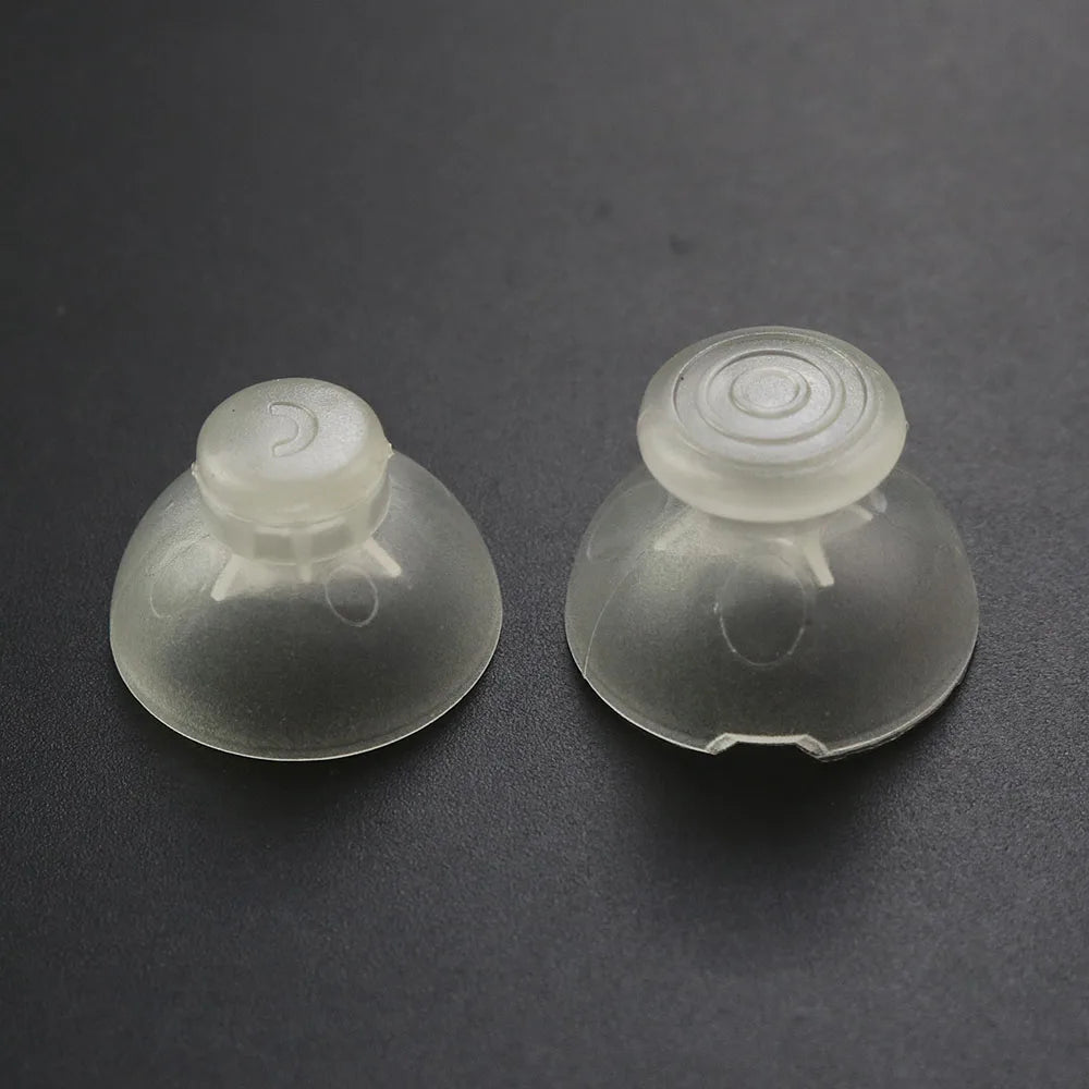 JCD 1 Pair Left And Right 3D Analog Joystick Thumb Stick Silicone Cap For GameCube For NGC GC Controller Repair Part Replacement