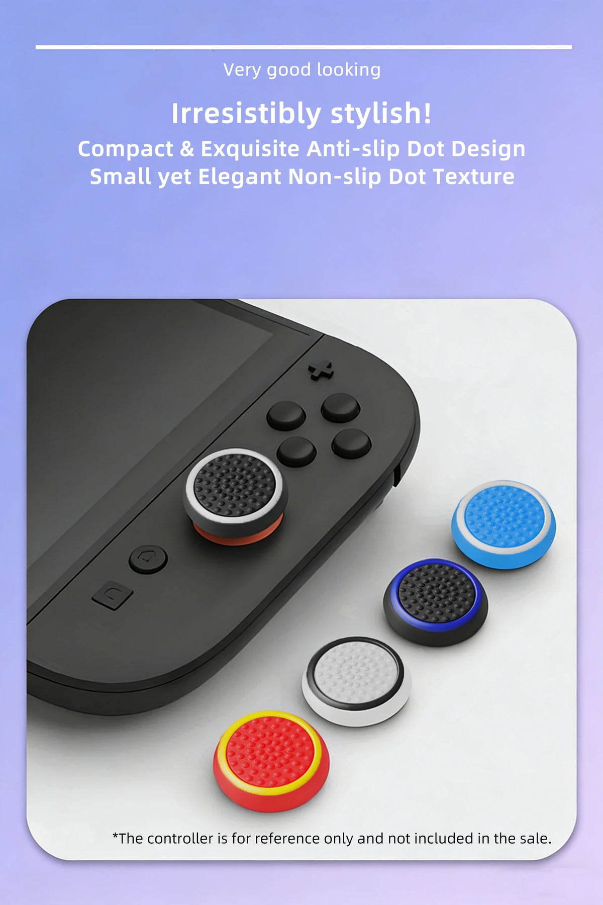10PCS Non-slip Silicone Analog Joystick Thumbstick Thumb Sti