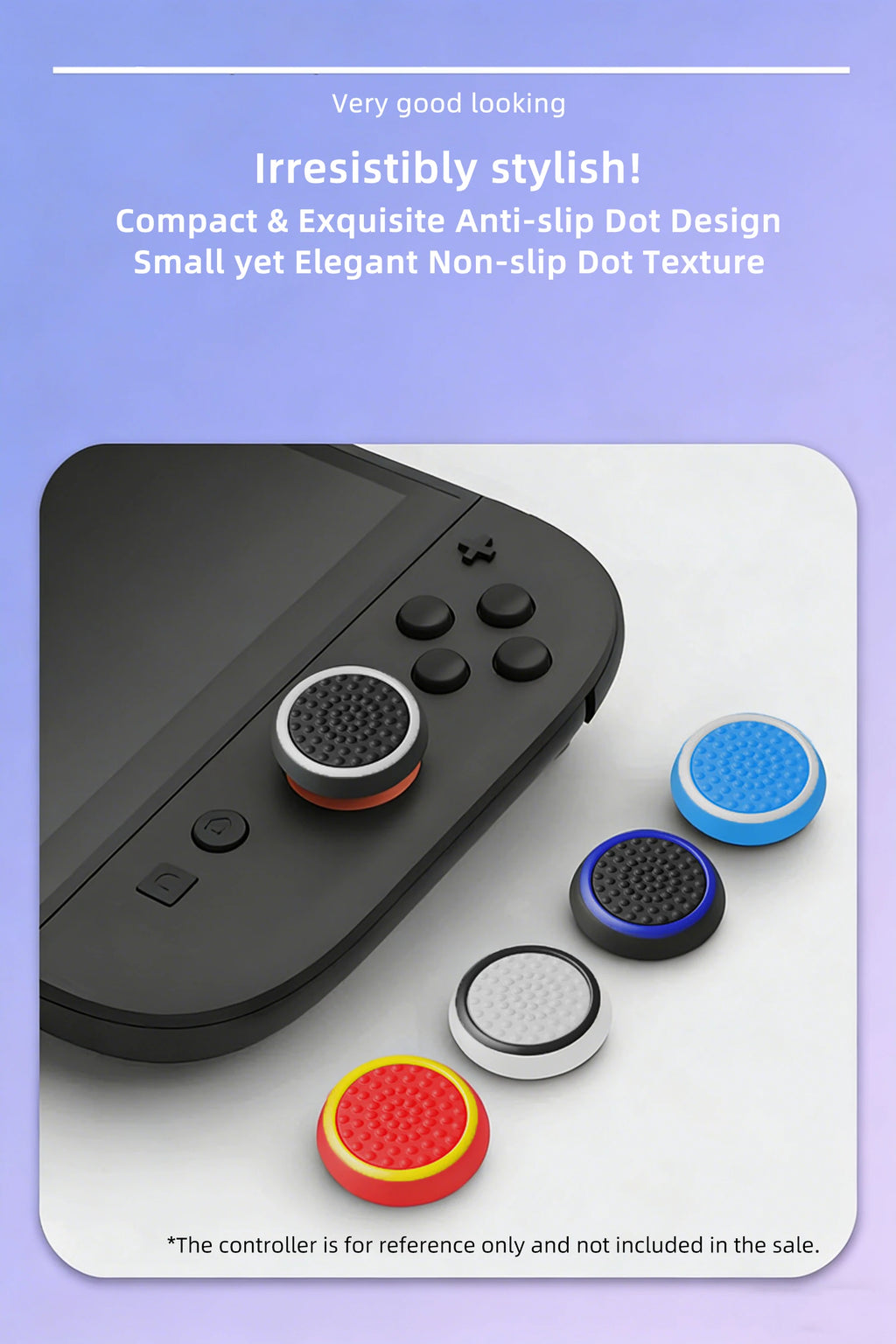 10PCS Non-slip Silicone Analog Joystick Thumbstick Thumb Sti