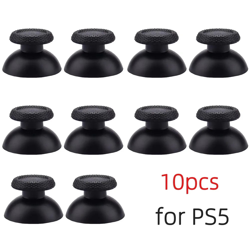 10pcs Replacement Thumbsticks Analog For PS5/PS4/PS3/PS2 Controller Joystick Caps Repair Parts For XBOX ONE/360 Thumb Sticks