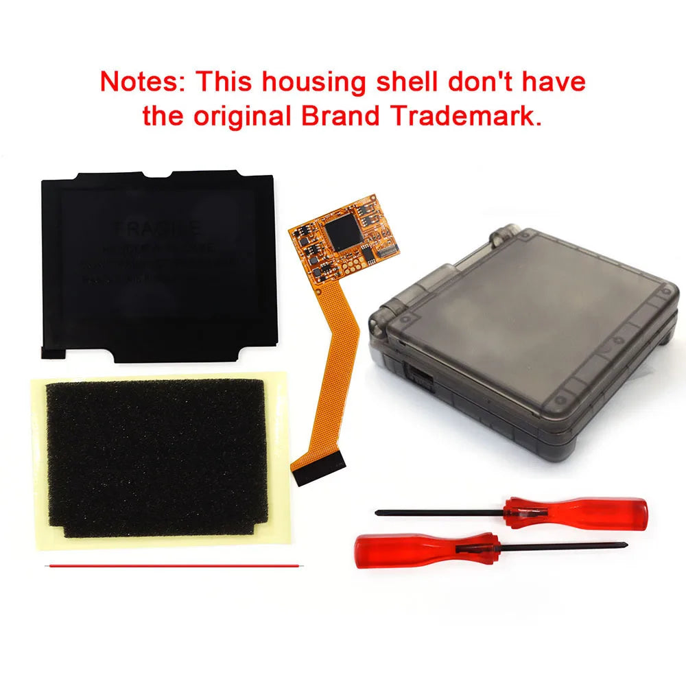 HISPEEDIDO 5 Levels Brightness For GBA SP IPS V2 High Brightness LCD Screen Kits For GameBoy Advance SP Console