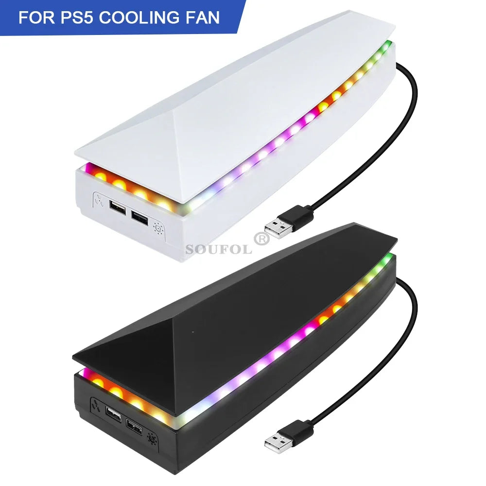 Upper Cooling Fan for PS5 Console Base Game Cooler Stand Bra