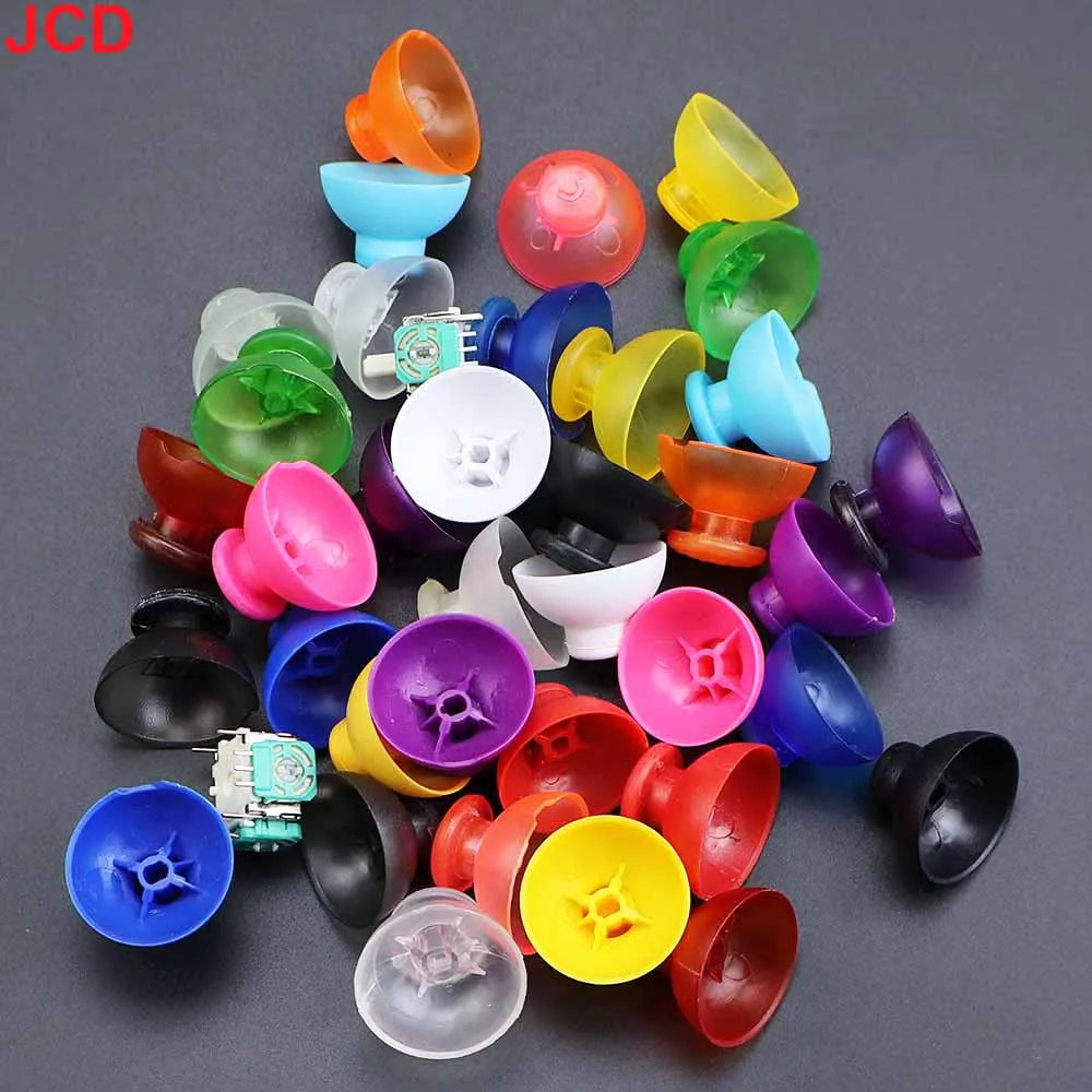 4 In 1 Left And Right 3D Analog Joystick +Thumbcap Buttons F
