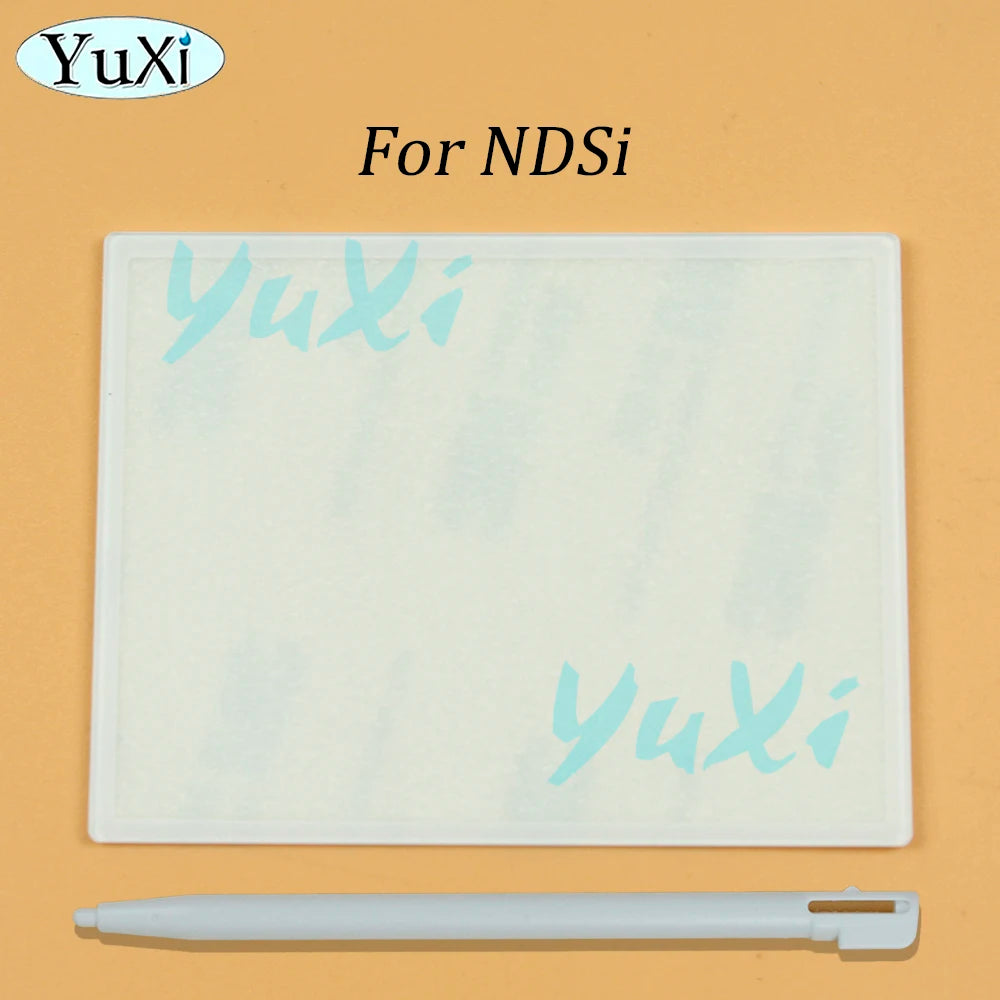 1Set For NDSi XL LL Top Screen LCD Screen Lens Cover For Nintend DSi Game Console Plastic Stylus Pen Upper Protection Panel Kit