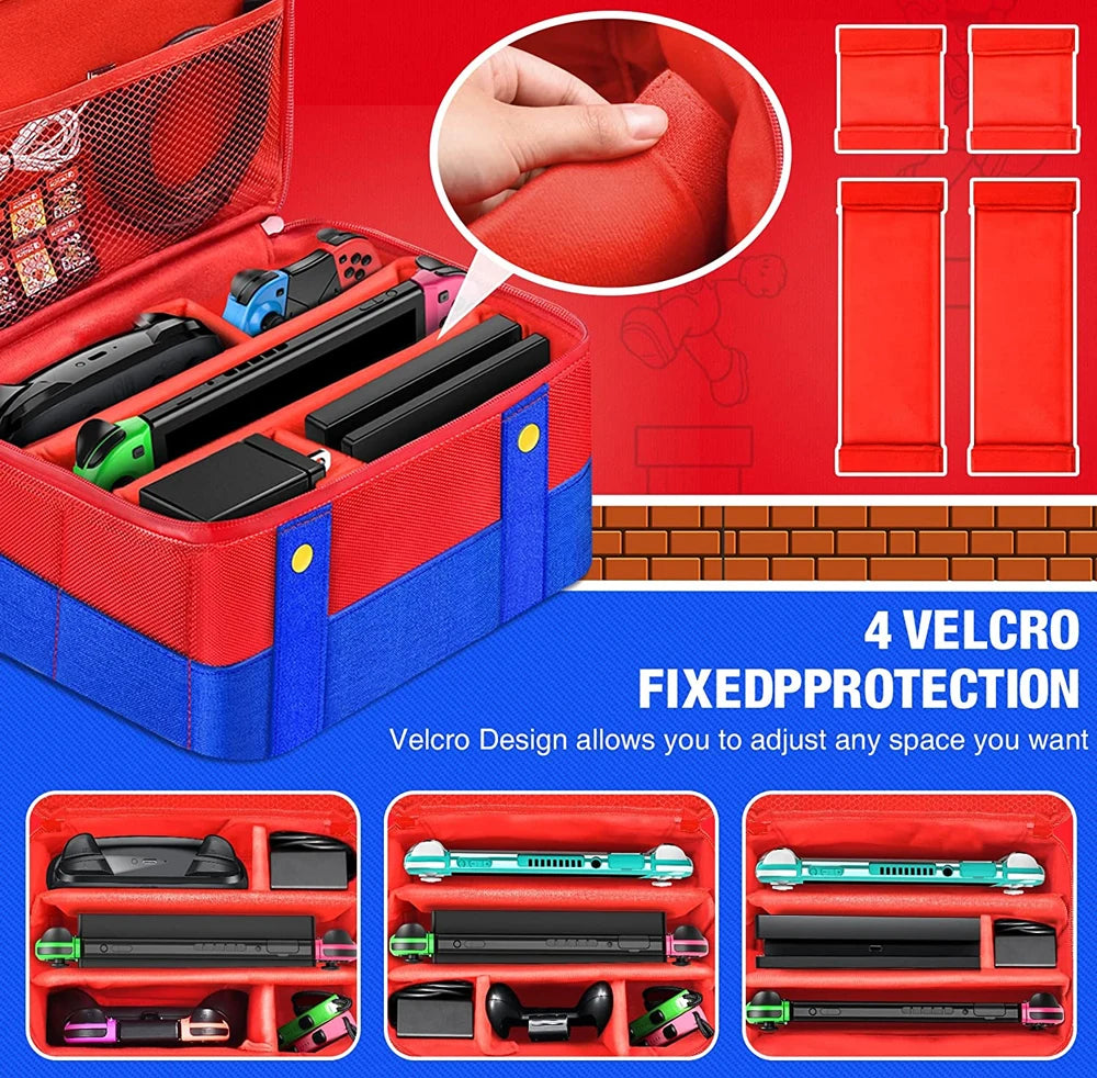 Large Carrying Case for Nintendo Switch OLED Console Pro Con