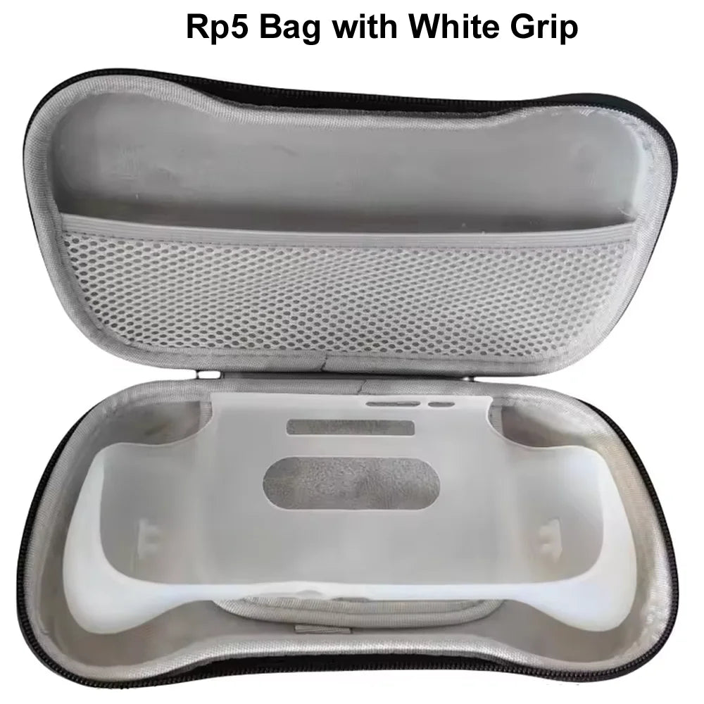 Large Handheld Carrying Bag For Retroid Pocket 5/6 Grip Shockproof RP5 RP6 Game Console Handle TPU Grip Storage Bag Case Box