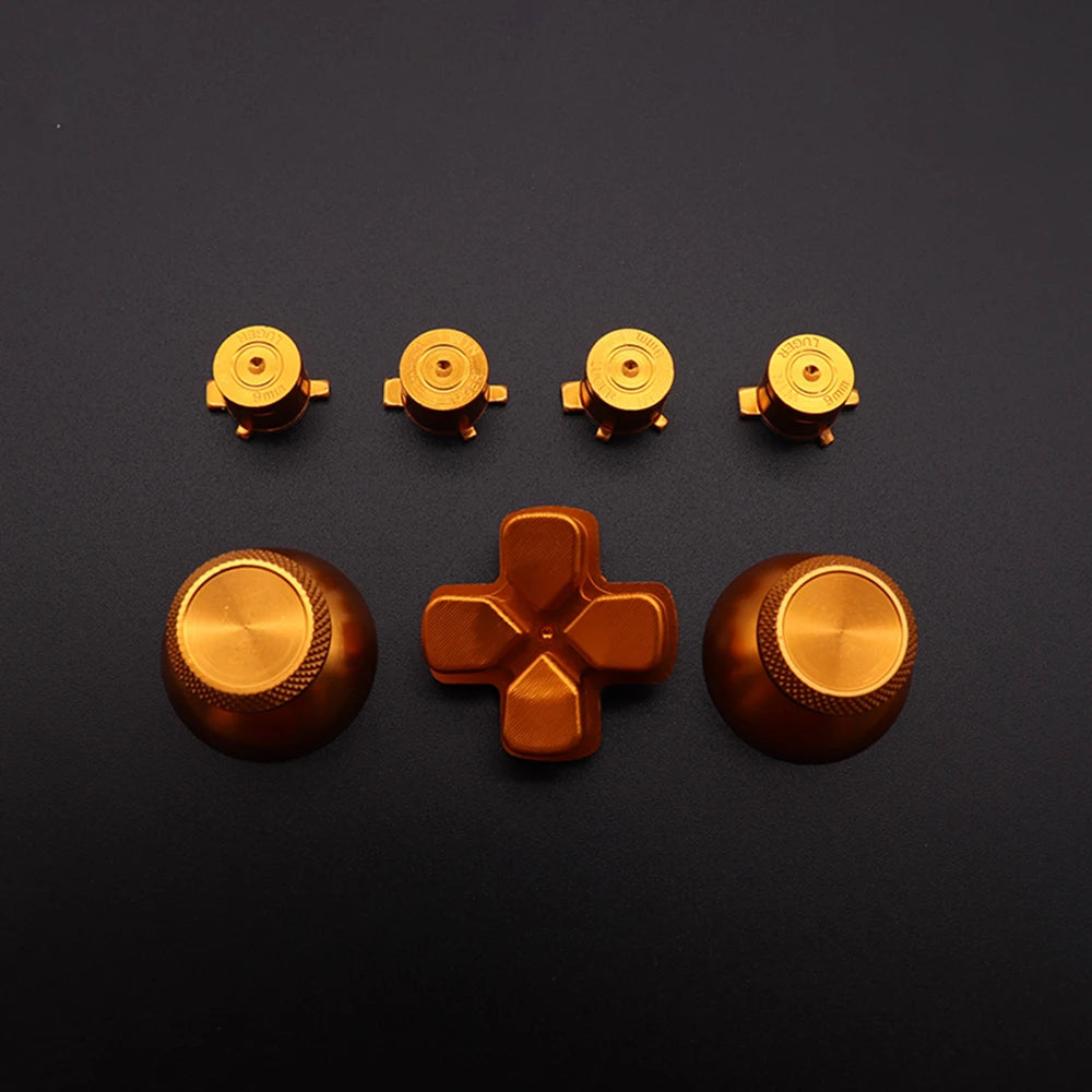 Gold BLACK Red Blue Custom Metal Thumbsticks Analogue Contro