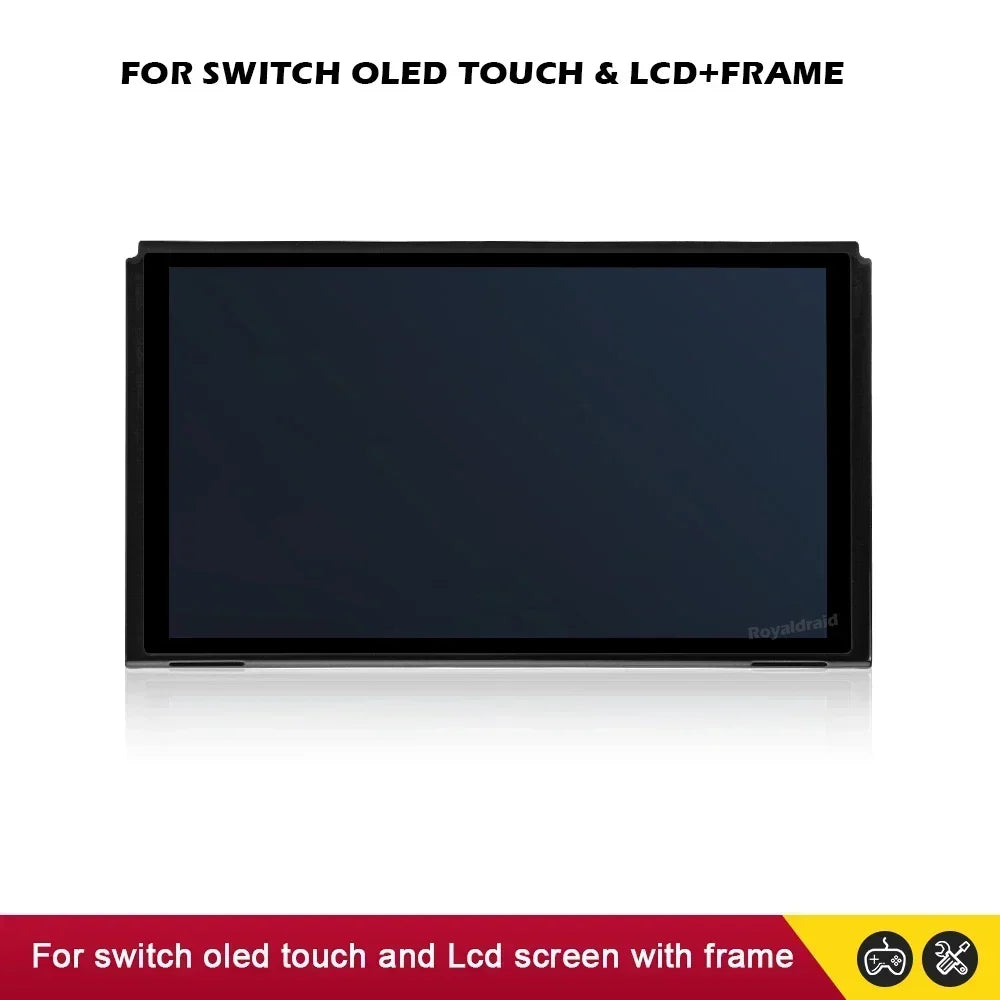 NEW Replacement for Switch OLED Console Lcd Display Full Screen Assembly Digitizer with Midframe for NS OLED Accessories