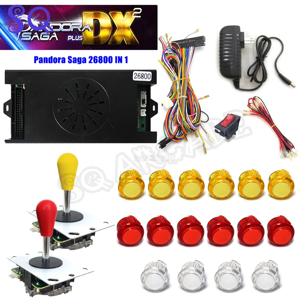 Pandora Saga DX2 Box 26800 in 1 DIY Kit 2 Player with Copy S