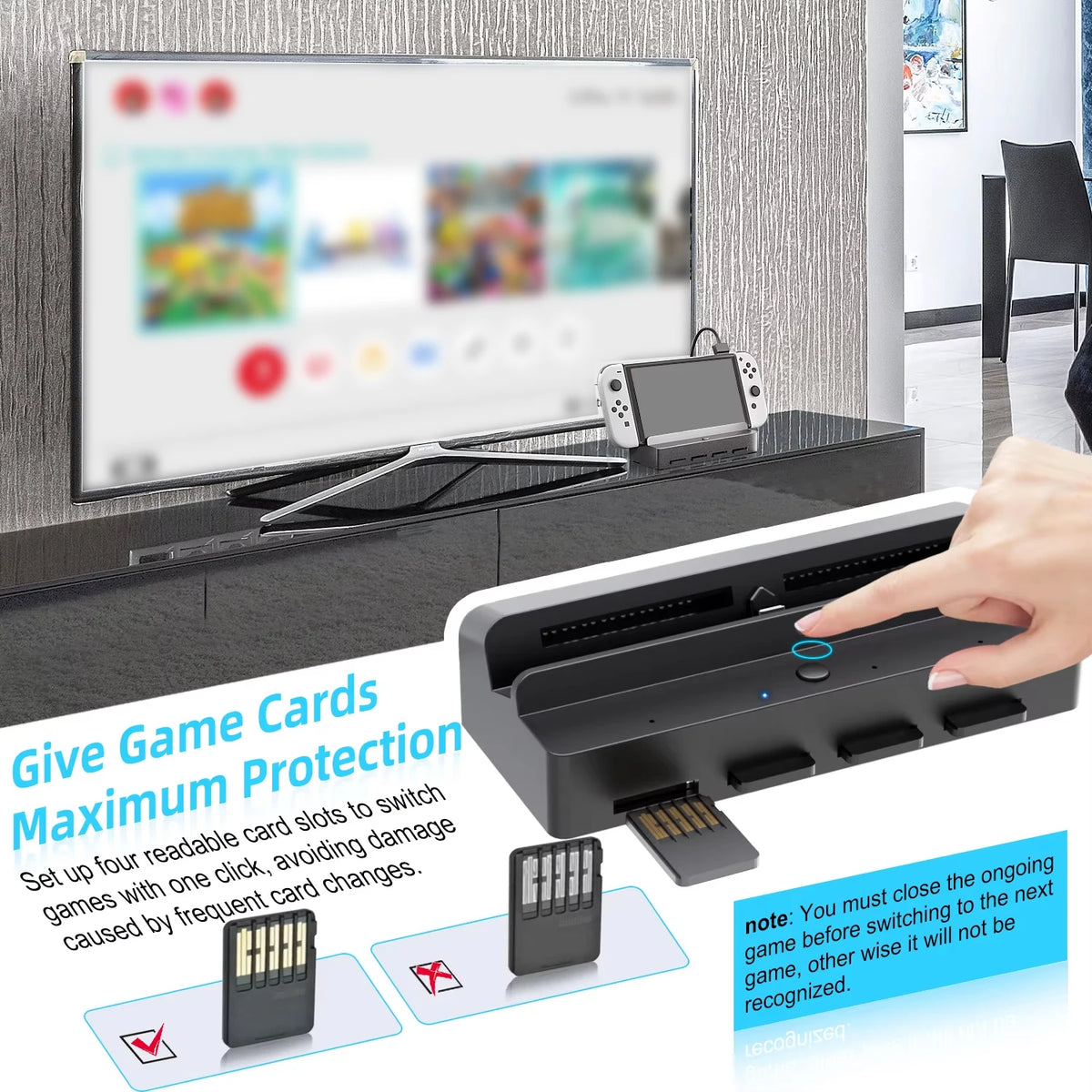 For Nintend Switch 7 In 1 Game Card Reader Switch For Switch
