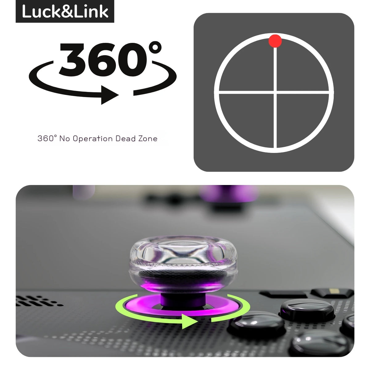 1Pair/2Pcs Liquid Silicone Joystick Caps for ROG XBOX Ally X