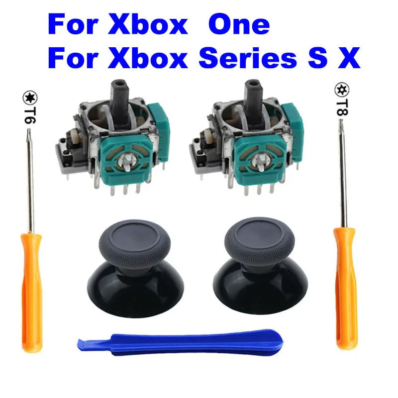 2 PCS 3D Analog Joystick Stick Sensor Module Potentiometers & ThumbStick for XBox One S X Series Controller